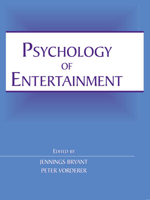 cover image of Psychology of Entertainment